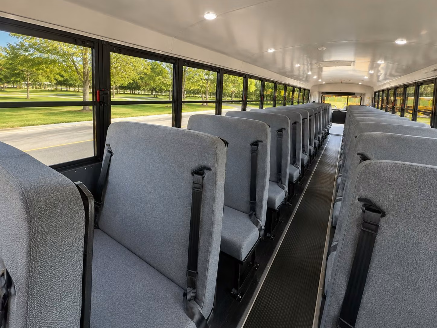 school bus interior